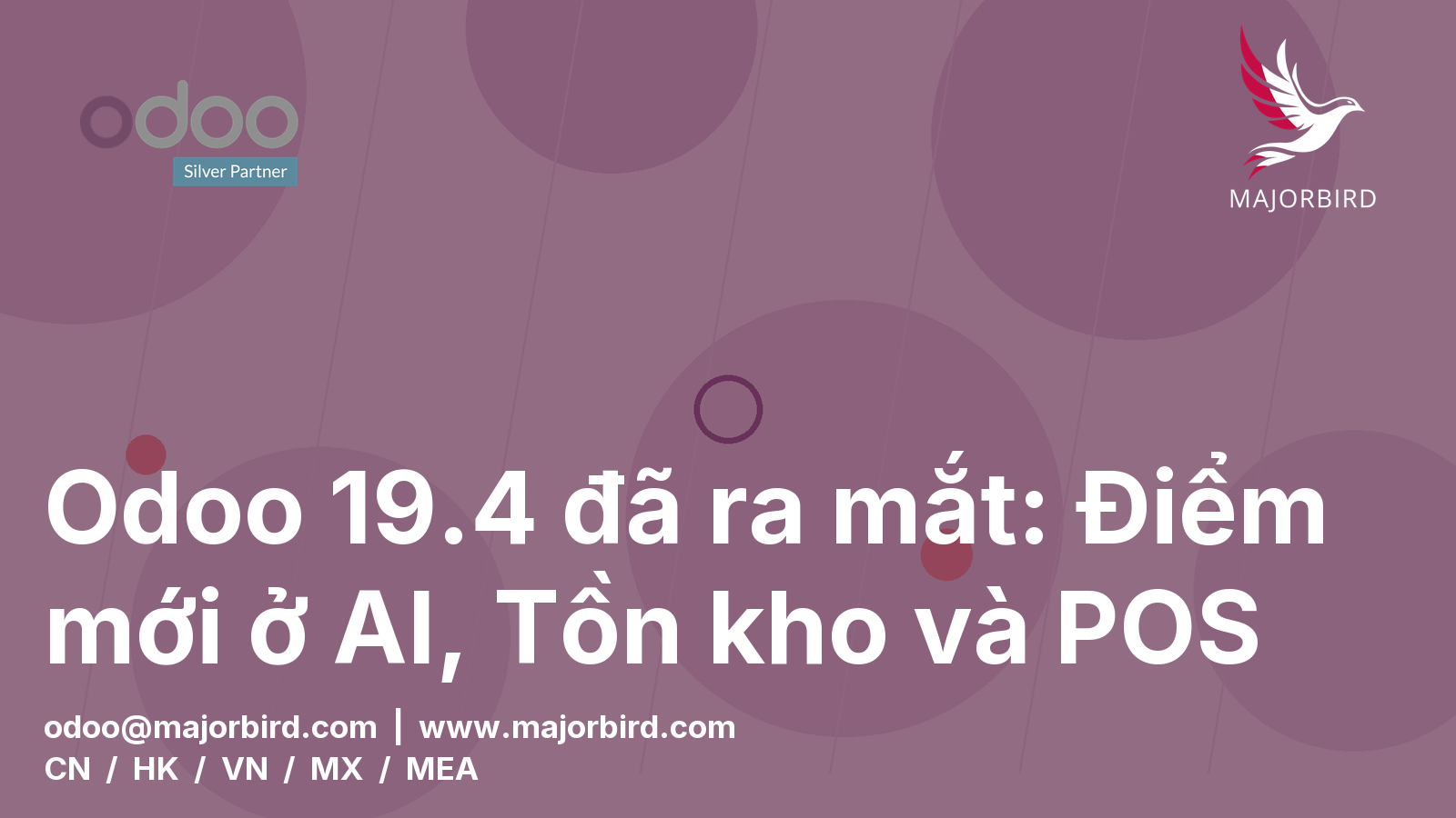 Odoo 19.4 đã ra mắt: Điểm mới ở AI, Tồn kho và POS