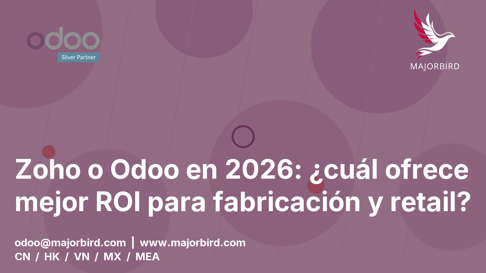 Zoho o Odoo en 2026: ¿cuál ofrece mejor ROI para fabricación y retail?