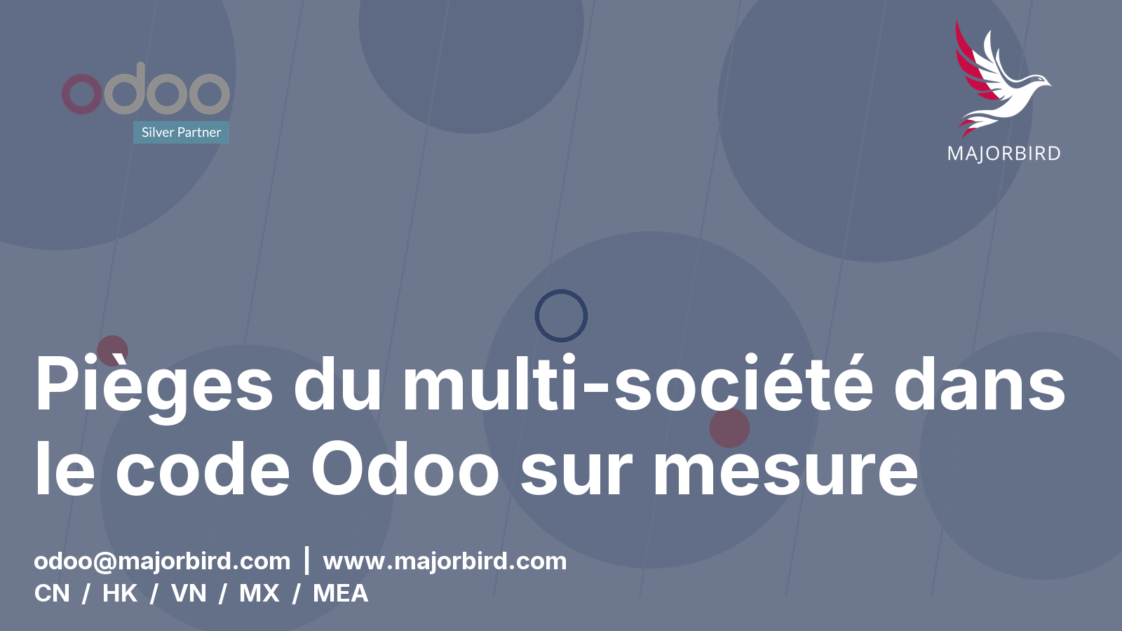 Pièges du multi-société dans le code Odoo sur mesure