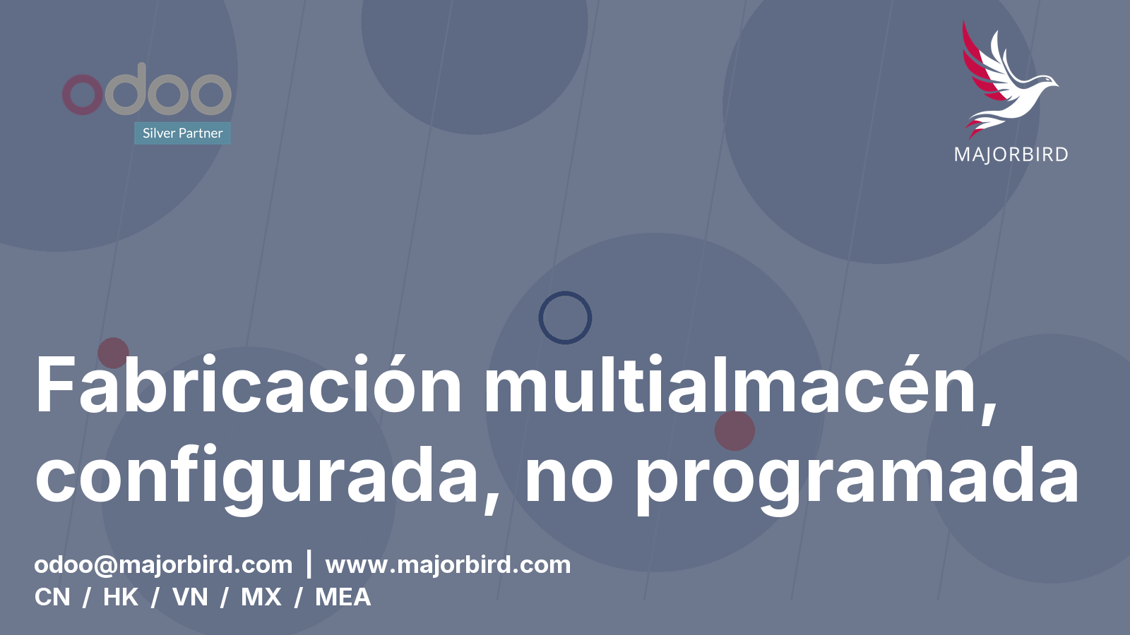 Fabricación multialmacén, configurada, no programada