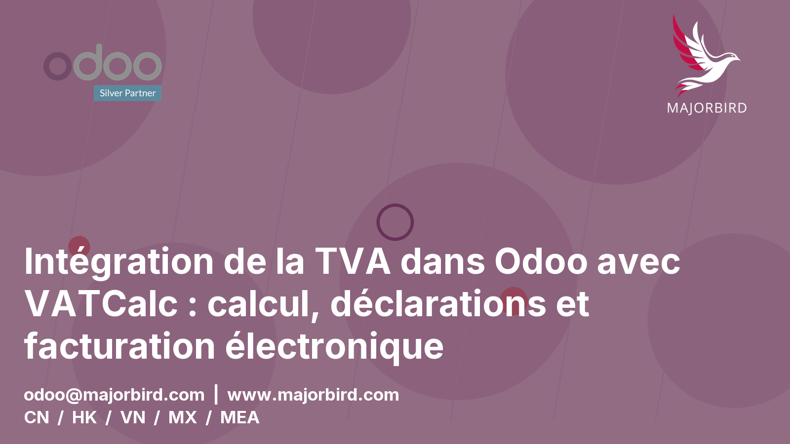 Intégration de la TVA dans Odoo avec VATCalc : calcul, déclarations et facturation électronique