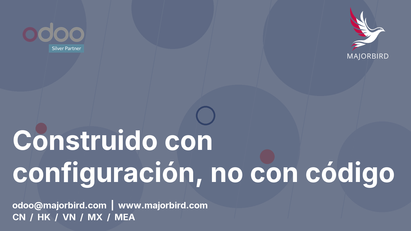Construido con configuración, no con código