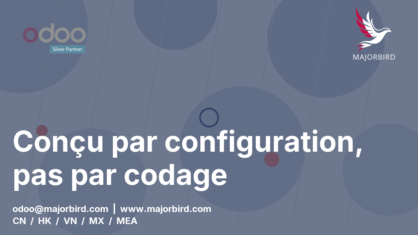 Conçu par configuration, pas par codage