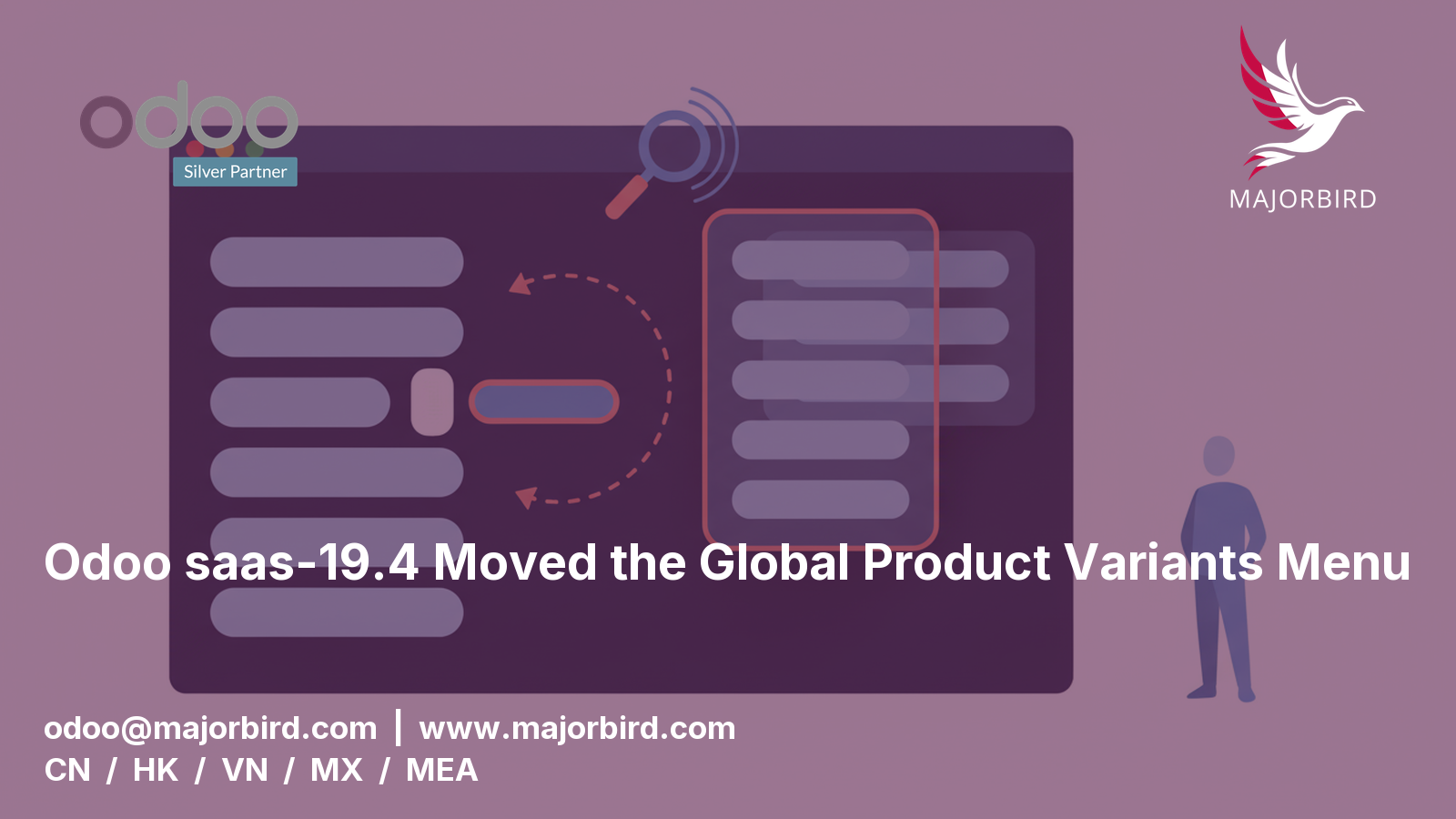 Odoo saas-19.4 Moved the Global Product Variants Menu