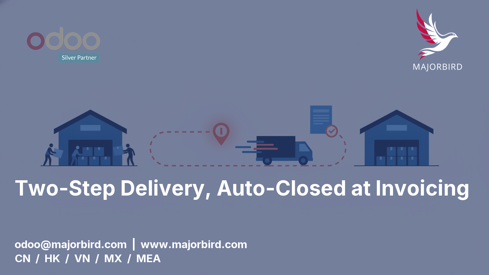 Two-Step Delivery With Goods-in-Transit, Auto-Closed at Invoicing