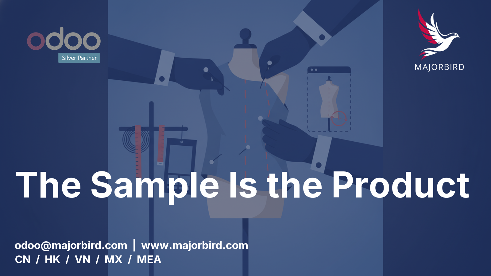 The sample IS the product