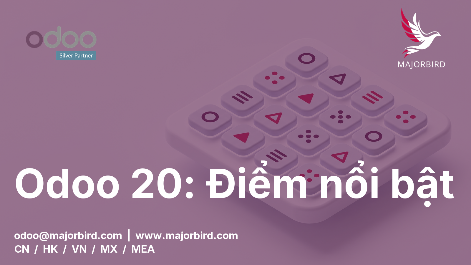 Odoo 20 đã ra mắt: Điểm nổi bật theo từng ứng dụng