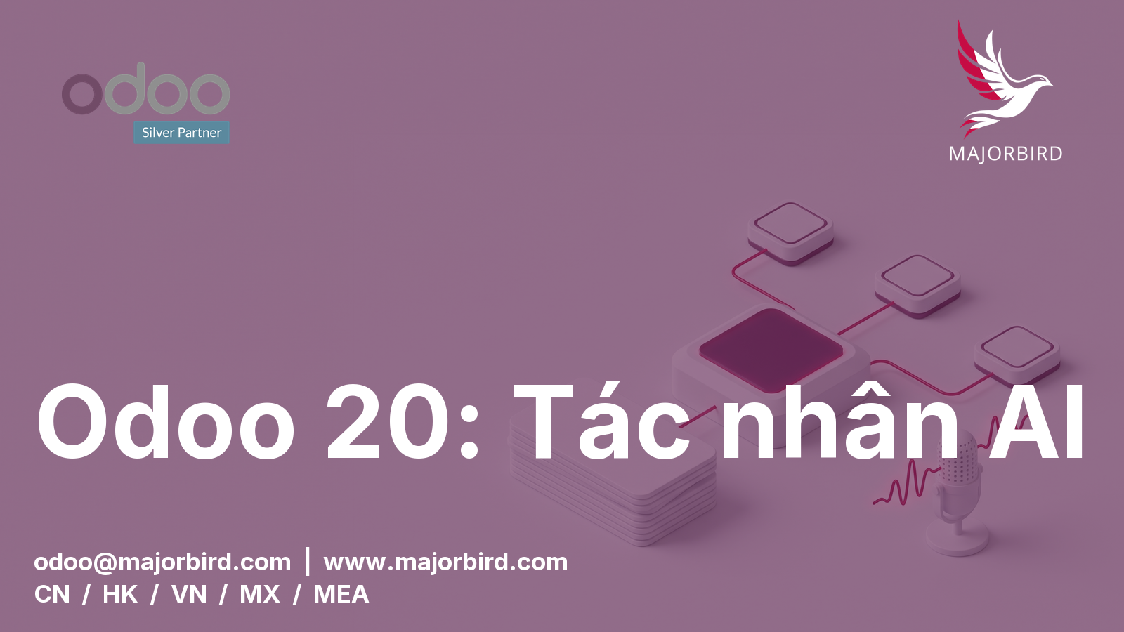Odoo 20 AI: Tác nhân tạo bản ghi, kỹ năng, giọng nói và MCP